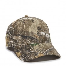 350 6 Panel, Heavy Brushed Cotton Twill Camo Cap 