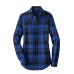 LW668 Port Authority Ladies Plaid Flannel Tunic