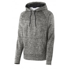  ST225 Men's Sport-Tek PosiCharge Electric Heather Fleece Hooded Pullover