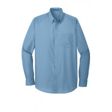 W100 Men's Long Sleeve Carefree Poplin Shirt 