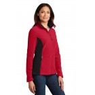 L216 Port Authority Ladies Colorblock Fleece Jacket