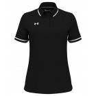 1376905 Under Armour Ladies Tipped Teams Performance Polo 