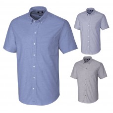  MCW00140 Cutter & Buck Men's Easy Care Short Sleeve Oxford Button Down