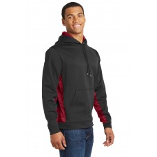 ST239 Sport-Tek Sport-Wick Fleece Coloblock Hooded Pullover