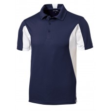 TST655 Sport-Tek TALL Side Blocked Micropique Polo